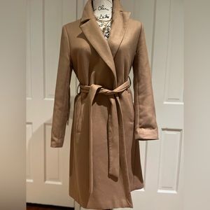 Banana Republic Xs wrap camel coat